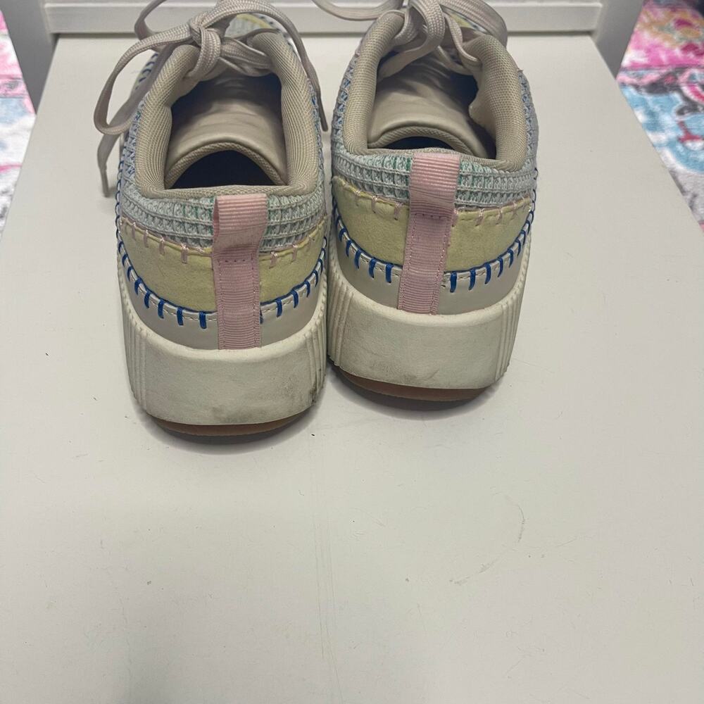 La Sheelah Platform Patchwork Pastel Fashion Snea… - image 2